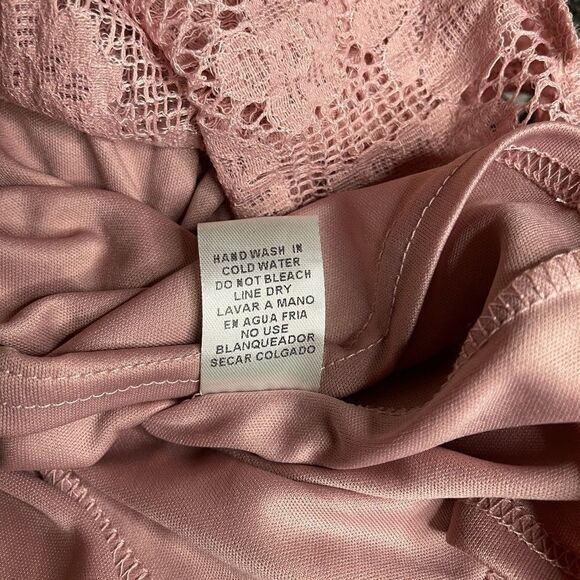 entro Blush Lace Sleeveless Summer Dress - Picture 13 of 14